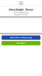 Mobile Screenshot of chinadelightrincon.com