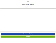 Tablet Screenshot of chinadelightrincon.com